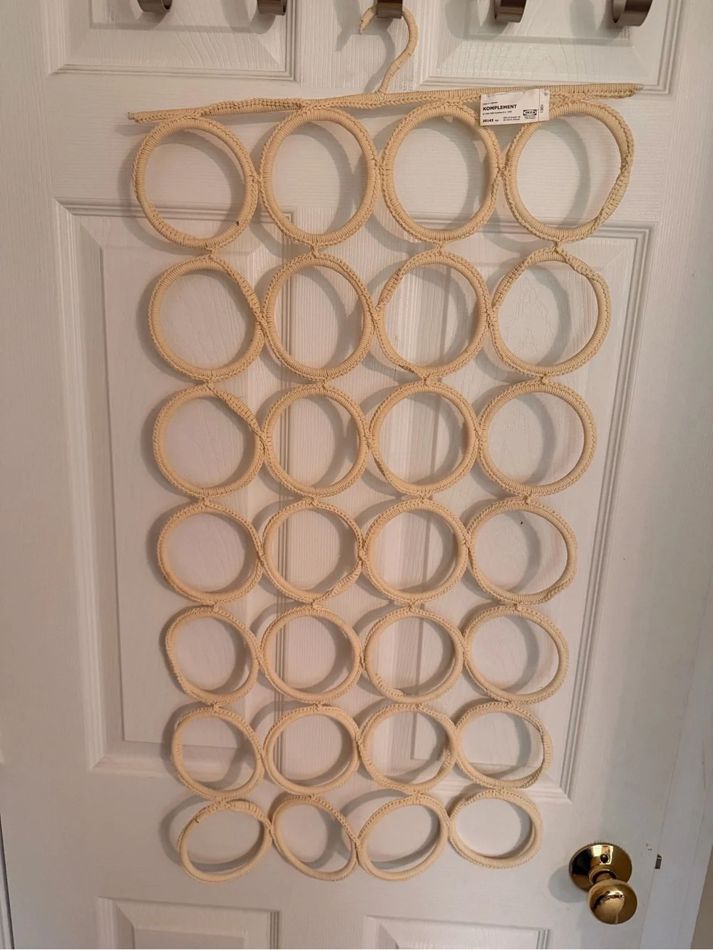 IKEA Cream Multi-Ring Hanging Organizer